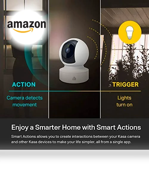 Indoor Pan/Tilt Smart Security Camera, 1080p HD with Night Vision, Motion Detection — Smart Home Security, TP-Link