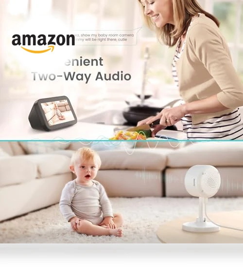 Indoor Security Camera with Night Vision, 2K Resolution, Motion Detection — Security Cameras, लिटोकैम
