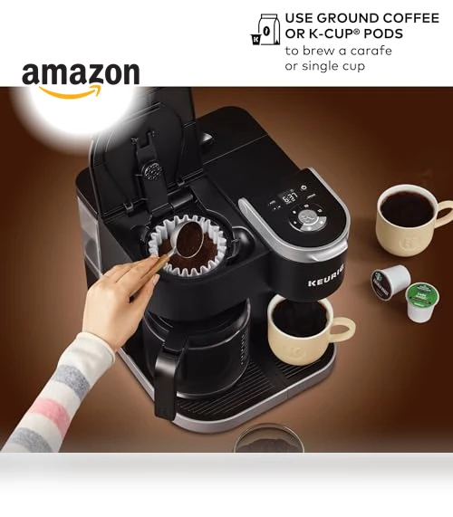 Single Serve & Carafe Coffee Maker, Multiple Brew Sizes, Programmable Auto Brew — Single-Cup Coffee Makers, Keurig