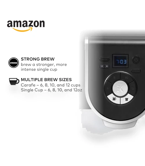 Single Serve & Carafe Coffee Maker, Multiple Brew Sizes, Programmable Auto Brew — Single-Cup Coffee Makers, Keurig
