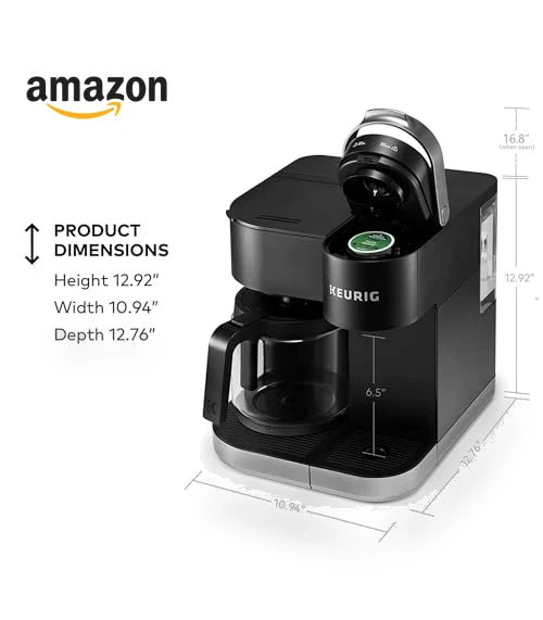 Single Serve & Carafe Coffee Maker, Multiple Brew Sizes, Programmable Auto Brew — Single-Cup Coffee Makers, Keurig