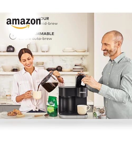 Single Serve & Carafe Coffee Maker, Multiple Brew Sizes, Programmable Auto Brew — Single-Cup Coffee Makers, Keurig