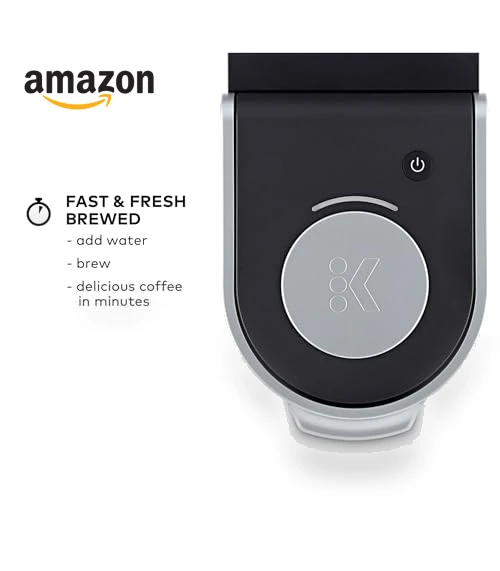 Single Serve K-Cup Pod Coffee Maker, 6 to 12oz Brew size, with Cord Storage, Perfect for Small Spaces — Single-Cup Coffee Makers, Keurig