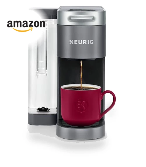 Single Serve K-Cup Pod Coffee Maker, MultiStream Technology, 4 Brew Sizes, Gray — Single-Cup Coffee Makers, Keurig