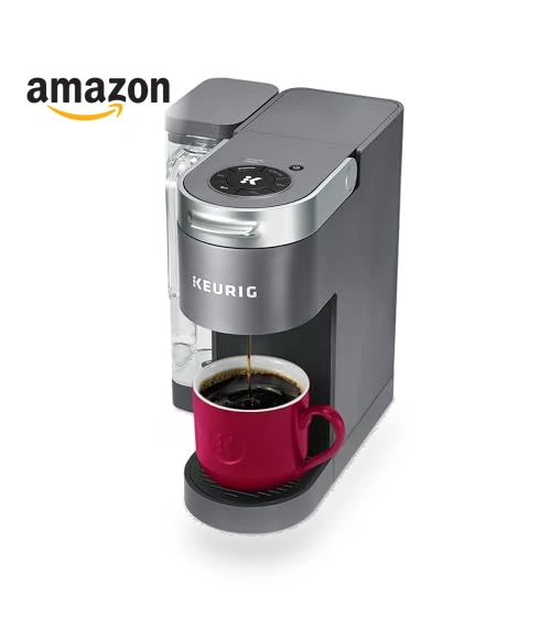 Single Serve K-Cup Pod Coffee Maker, MultiStream Technology, 4 Brew Sizes, Gray — Single-Cup Coffee Makers, Keurig