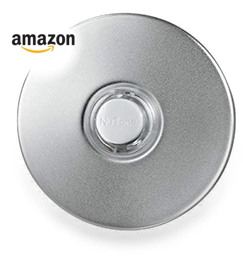 Lighted Round Stucco Pushbutton Doorbell Kit, 2.5" Diameter — Push Buttons, Broan-NuTone