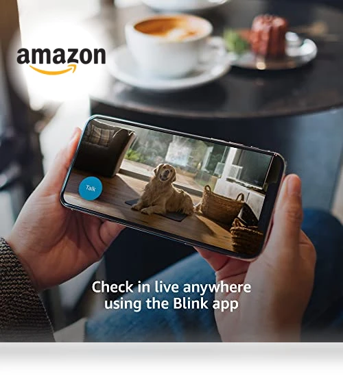 Compact indoor smart security camera, 1080p HD video, night vision, motion detection, two-way audio — Security Cameras, Blink