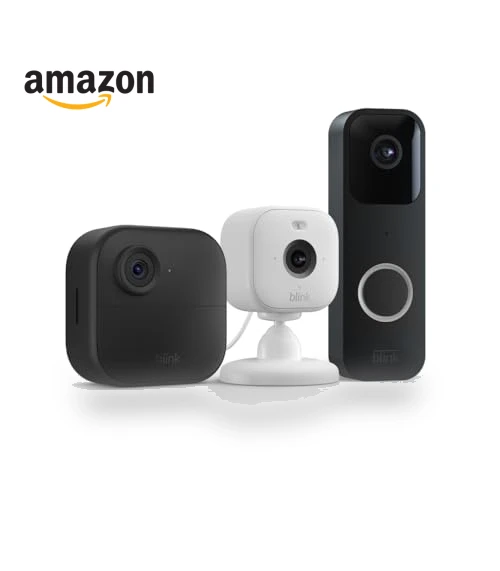 Whole Home Security Bundle – Outdoor & Indoor Cameras, Video Doorbell — Smart Home Security, Blink