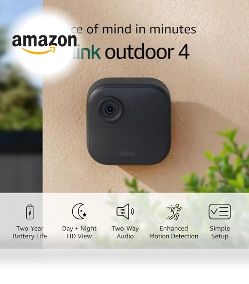 Wire-free smart security camera system with two-year battery life — Smart Home Security, Blink