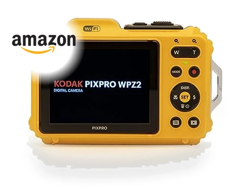 Rugged Waterproof WiFi Digital Camera 16MP 4X Optical Zoom 1080P Full HD Video Vlogging Camera — Compact Digital Cameras, KODAK