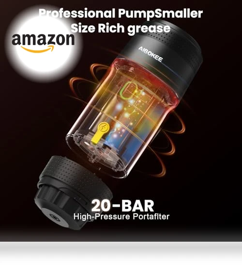 Portable Electric Espresso Machine for Camping and Travel — Coffee & Espresso Combos, AIBOKEE
