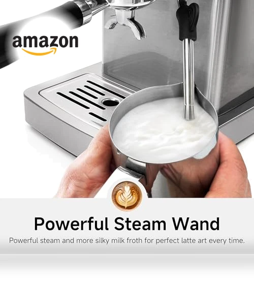 Programmable Espresso Machine with Adjustable Temperature and Cup Volume — Coffee & Espresso Combos, HIBREW