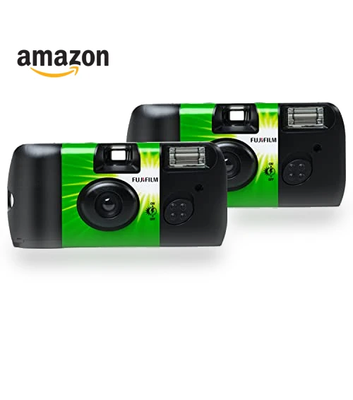 QuickSnap Flash 400 One-Time-Use Camera - 2 Pack — Compact Digital Cameras, Fujifilm