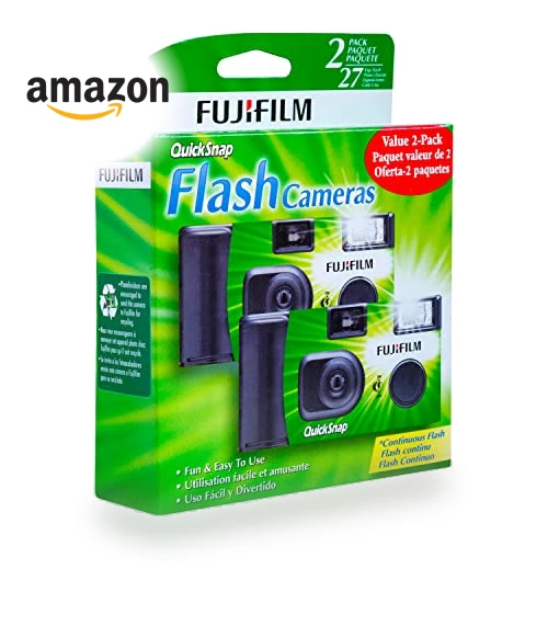 QuickSnap Flash 400 One-Time-Use Camera - 2 Pack — Compact Digital Cameras, Fujifilm