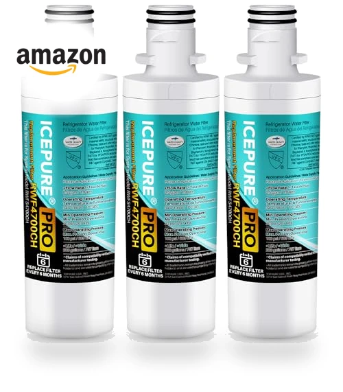 NSF Certified Replacement Refrigerator Water Filter, 3 Pack — Refrigerator Filters, ICEPURE