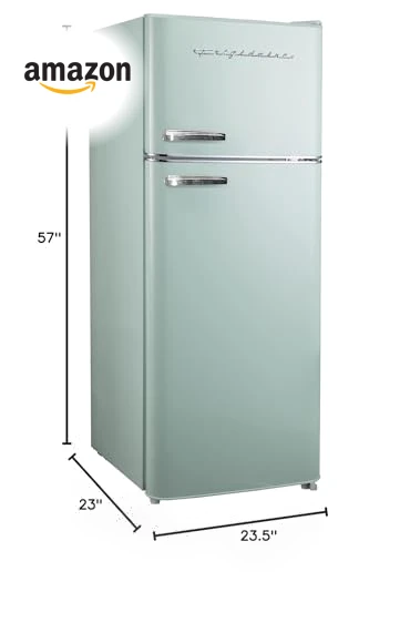 Retro Apartment Size Refrigerator with Top Freezer - 7.5 Cu Ft Capacity — Cooling Solutions, Frigidaire