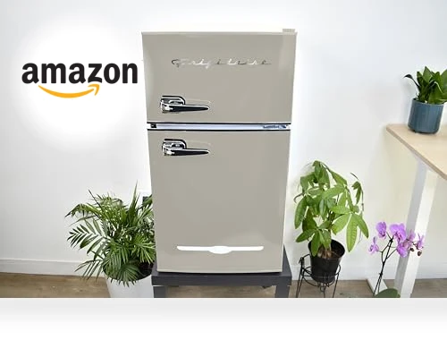 Retro Mini Fridge with Freezer & Side Bottle Opener - 3.1 Cu Ft Compact Refrigerator — Mini Fridges, Frigidaire