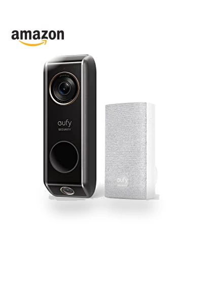 Video Doorbell with Dual Cam, 2K HDR, No Monthly Fee — Smart Home Security, eufy Security