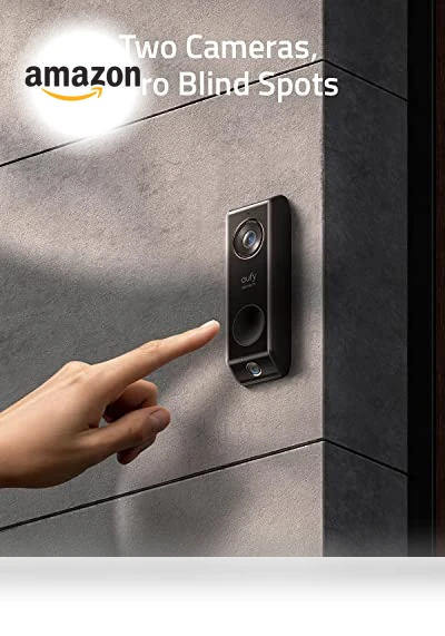 Video Doorbell with Dual Cam, 2K HDR, No Monthly Fee — Smart Home Security, eufy Security