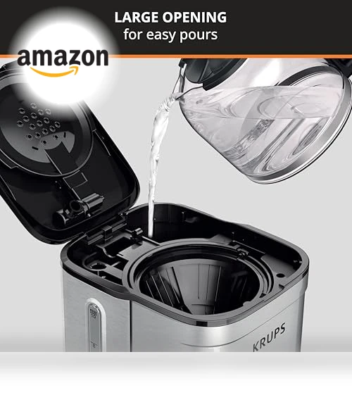 10-Cup Drip Coffee Maker with Reusable Filter — Coffee & Espresso Combos, KRUPS
