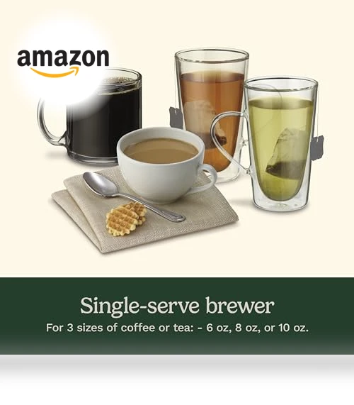 Single Serve Coffee Maker with 72-Ounce Reservoir, Programmable Brewing & Hot Water Dispenser — Single-Cup Coffee Makers, Cuisinart