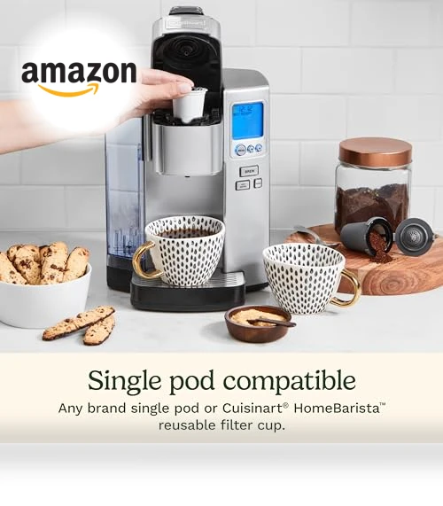 Single Serve Coffee Maker with 72-Ounce Reservoir, Programmable Brewing & Hot Water Dispenser — Single-Cup Coffee Makers, Cuisinart