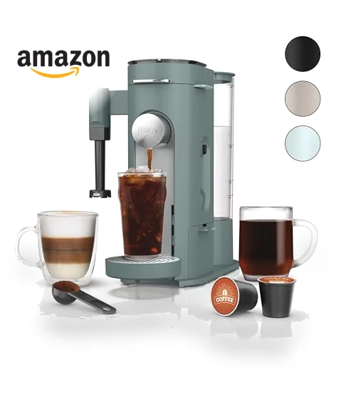 Specialty Single-Serve Coffee Maker with Built-In Milk Frother, K-Cup Pod Compatible — Single-Cup Coffee Makers, Ninja