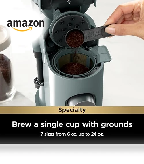 Specialty Single-Serve Coffee Maker with Built-In Milk Frother, K-Cup Pod Compatible — Single-Cup Coffee Makers, Ninja