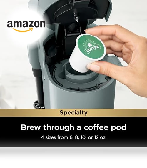 Specialty Single-Serve Coffee Maker with Built-In Milk Frother, K-Cup Pod Compatible — Single-Cup Coffee Makers, Ninja