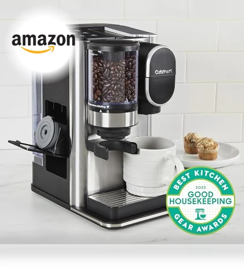 Single Serve Coffee Maker with Integrated Coffee Grinder, Stainless Steel — Single-Cup Coffee Makers, Cuisinart