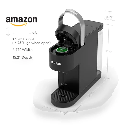 Single Serve K-Cup Pod Coffee Maker, Multistream Technology, 3 Brew Sizes, Slim Design — Single-Cup Coffee Makers, Keurig