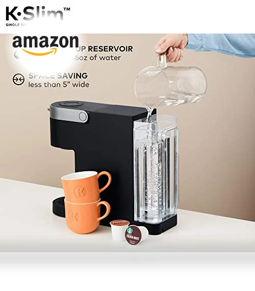 Single Serve K-Cup Pod Coffee Maker, Multistream Technology, 3 Brew Sizes, Slim Design — Single-Cup Coffee Makers, Keurig