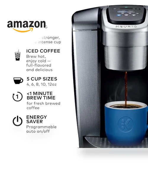 Single Serve K-Cup Pod Coffee Maker with Strength and Temperature Control — Single-Cup Coffee Makers, Keurig