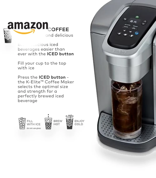 Single Serve K-Cup Pod Coffee Maker with Strength and Temperature Control — Single-Cup Coffee Makers, Keurig