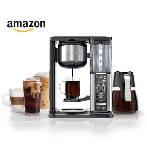 Specialty Coffee Maker, Hot & Iced Coffee, 6 Brew Styles, 8 Sizes — Coffee & Espresso Combos, Ninja