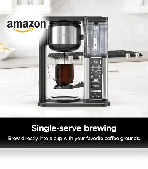 Specialty Coffee Maker, Hot & Iced Coffee, 6 Brew Styles, 8 Sizes — Coffee & Espresso Combos, Ninja