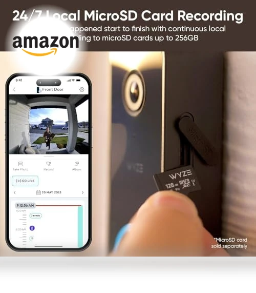 Video Doorbell with Two-Way Audio, 2K Video, Color Night Vision — Kits, Wyze