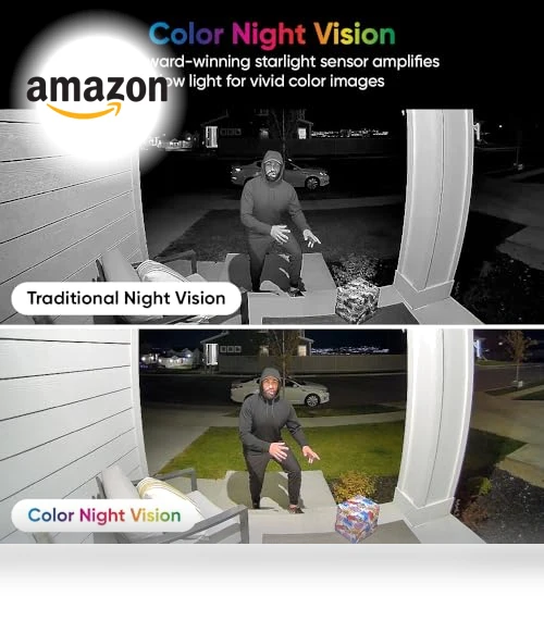 Video Doorbell with Two-Way Audio, 2K Video, Color Night Vision — Kits, Wyze