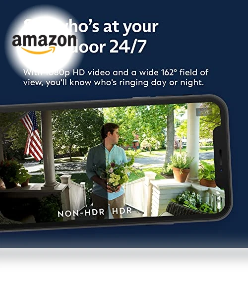 Wired Doorbell Camera, 1080p - Compatible with Home Security System — Smart Home Security, SimpliSafe