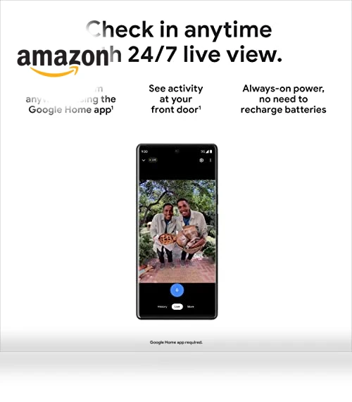 Wired Video Doorbell Camera - 2nd Gen - Security Camera — Smart Home Security, Google