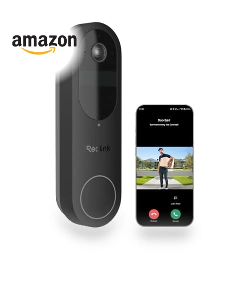 2K Wireless Video Doorbell Camera with Head-to-Toe View — Smart Home Security, Reolink