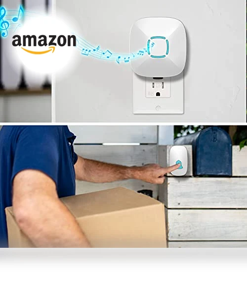 Waterproof Wireless Doorbell Chime Kit with 36 Chimes, Adjustable Volume, 1000ft Range — Kits, Lovin Product