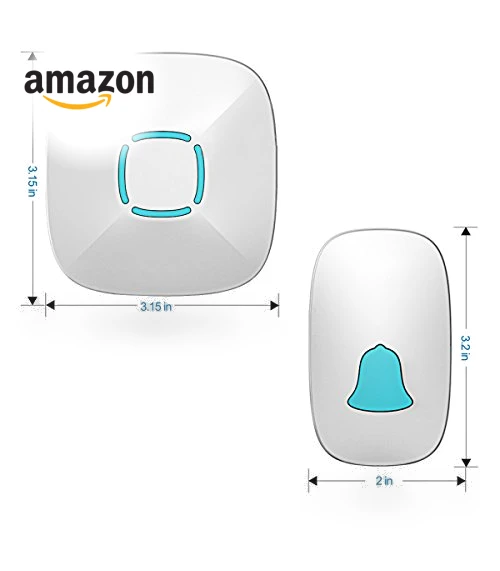 Waterproof Wireless Doorbell Chime Kit with 36 Chimes, Adjustable Volume, 1000ft Range — Kits, Lovin Product
