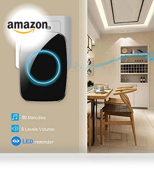 Waterproof Wireless Doorbell Kit with 1000ft Range — Kits, Full House