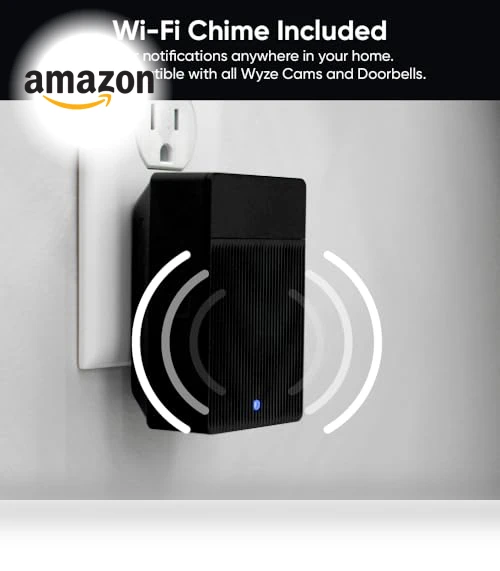 Wireless Duo Cam Video Doorbell with Chime, 2K Full HD, Color Night Vision — Smart Home Security, Wyze