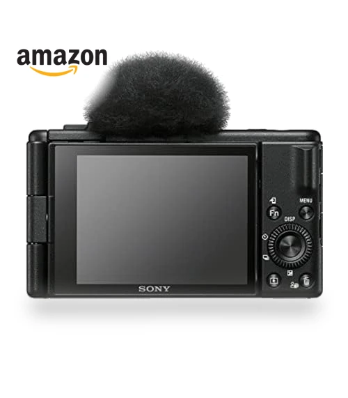 Vlog Camera for Content Creators and Vloggers with Wide Angle Lens — Camcorder, Sony