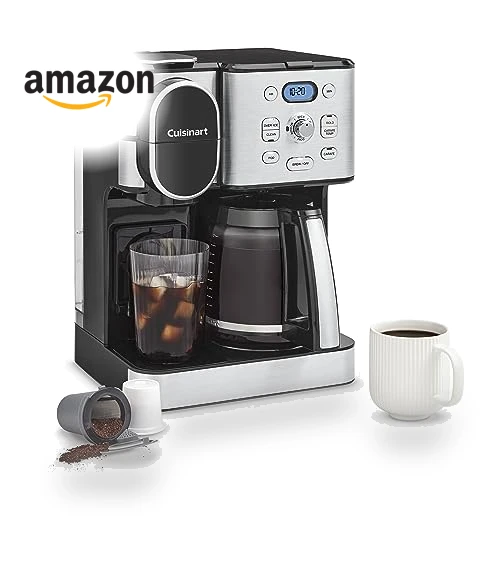 12-Cup Glass Carafe Coffee Maker with Single Server Brewer — Single-Cup Coffee Makers, Cuisinart