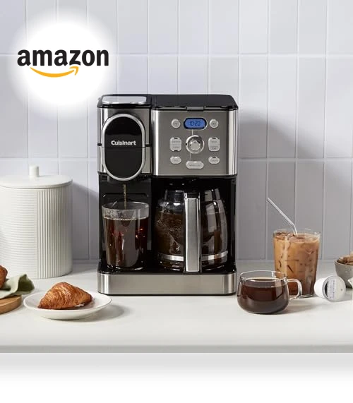 12-Cup Glass Carafe Coffee Maker with Single Server Brewer — Single-Cup Coffee Makers, Cuisinart