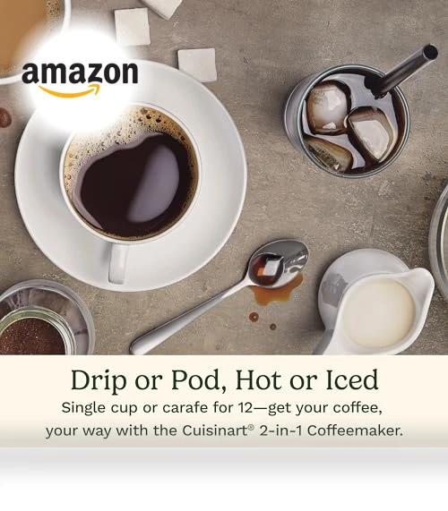 12-Cup Glass Carafe Coffee Maker with Single Server Brewer — Single-Cup Coffee Makers, Cuisinart