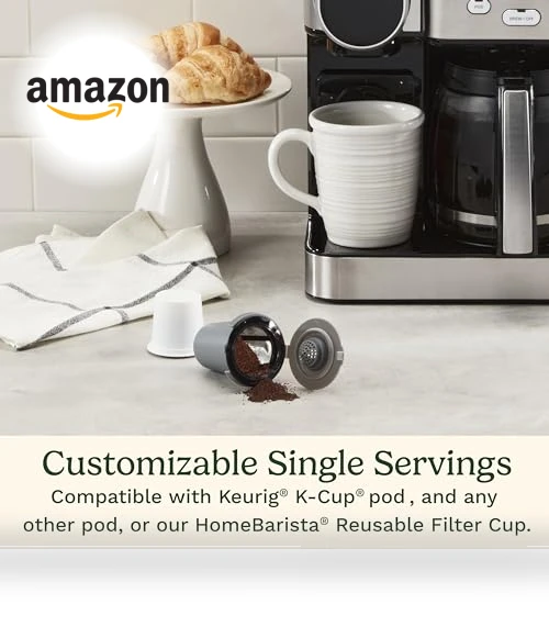 12-Cup Glass Carafe Coffee Maker with Single Server Brewer — Single-Cup Coffee Makers, Cuisinart